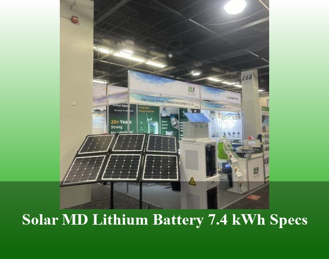 Solar MD Lithium Battery 7.4 kWh Specs